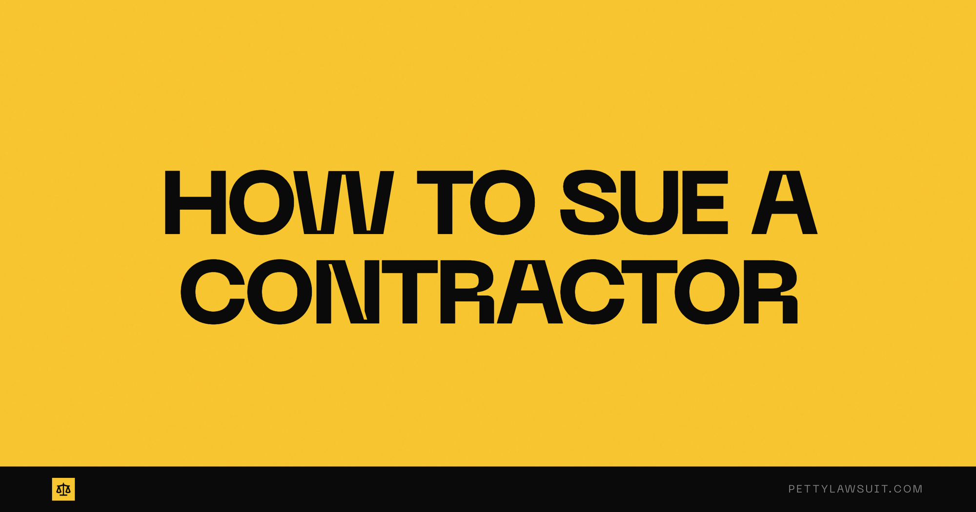 How to sue a contractor for bad work or unfinished jobs, small claims guide 2026