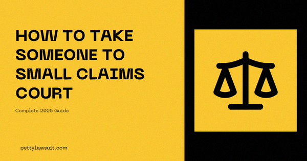 How to take someone to small claims court, step-by-step guide for filing and winning your case in 2026