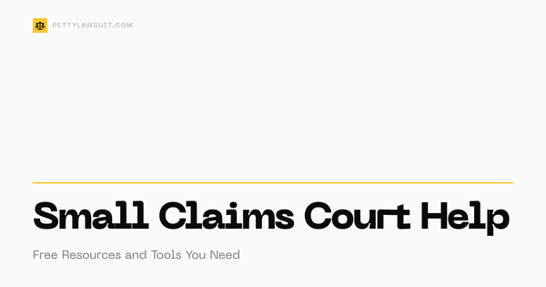 Small claims court assistance guide with free resources and tools for 2026